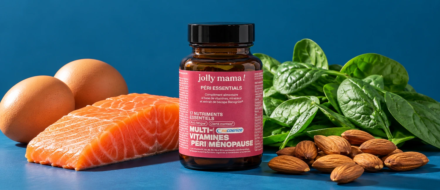 Pot Péri essentials de Jolly Mama, œufs, poisson et légumes verts